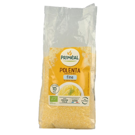 Primeal Polenta fijn volkoren maismeel bio 500.00 Gram