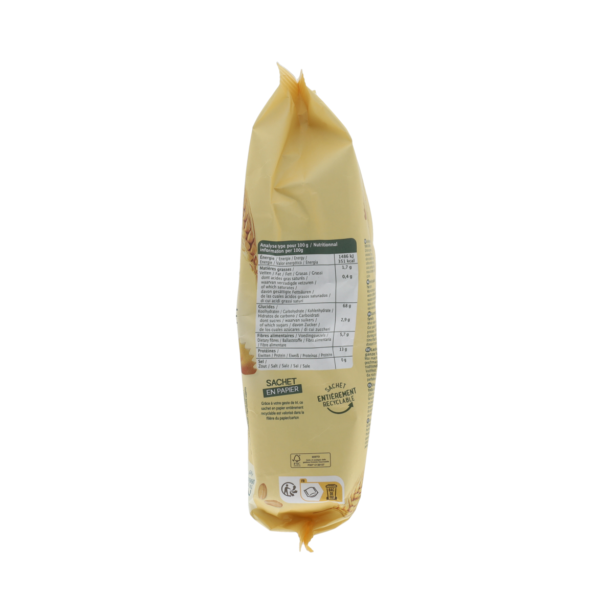 Primeal Halfvolkoren farfalle bio 500.00 Gram