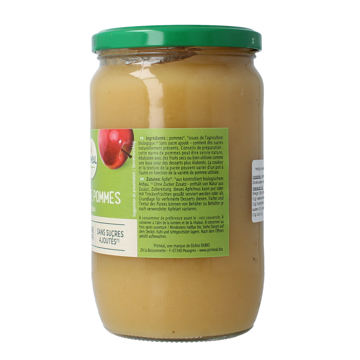 Primeal Appelmoes bio 700.00 Gram