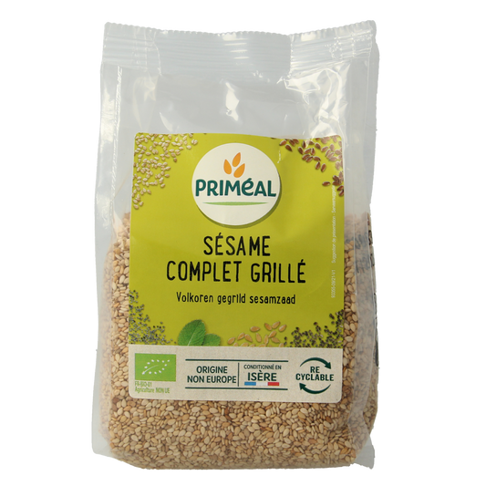 Primeal Volkoren gegrild sesamzaad bio 250.00 Gram