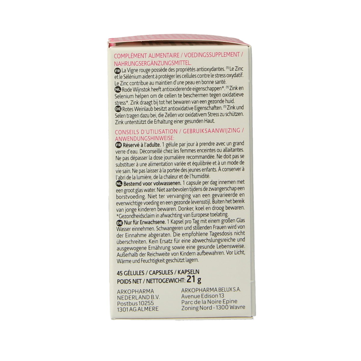 Arkocaps Resveratrol 45.00 Capsules