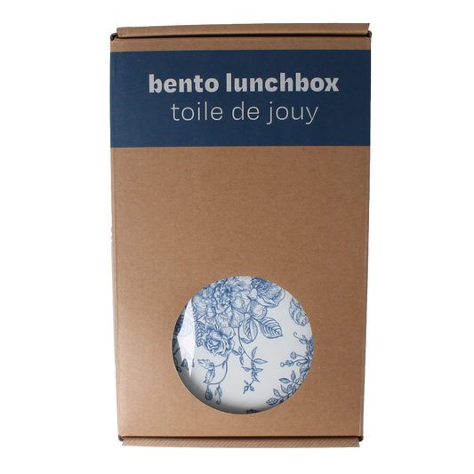 Yoko Lunchbox toile de joy blue 1200ml for cooking and dining, featuring a vibrant blue design and durable material.