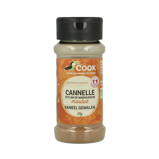 Cook Kaneel Ceylon gemalen bio 35.00 Gram