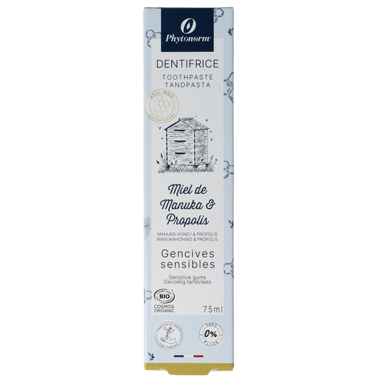 Phytonorm Manuka & propolis tandpasta 75.00 Milliliter