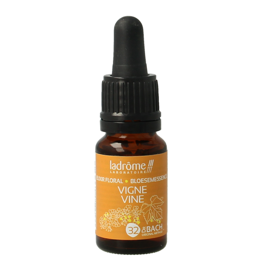 Ladrome Vine bio herbal preparation in a 10ml bottle, featuring natural plant ingredients for wellness and herbal use.