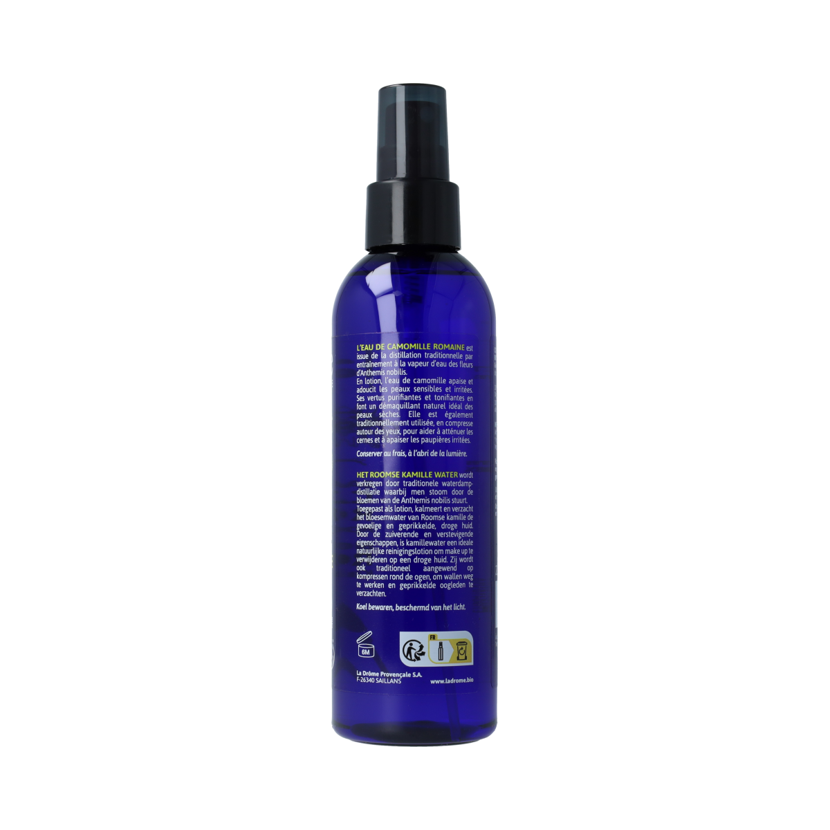 Ladrome Kamillewater spray bio (hydrolaat) 200.00 Milliliter