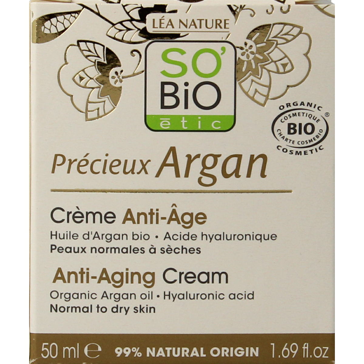 So Bio Etic Argan anti-aging day cream 50.00 Milliliter