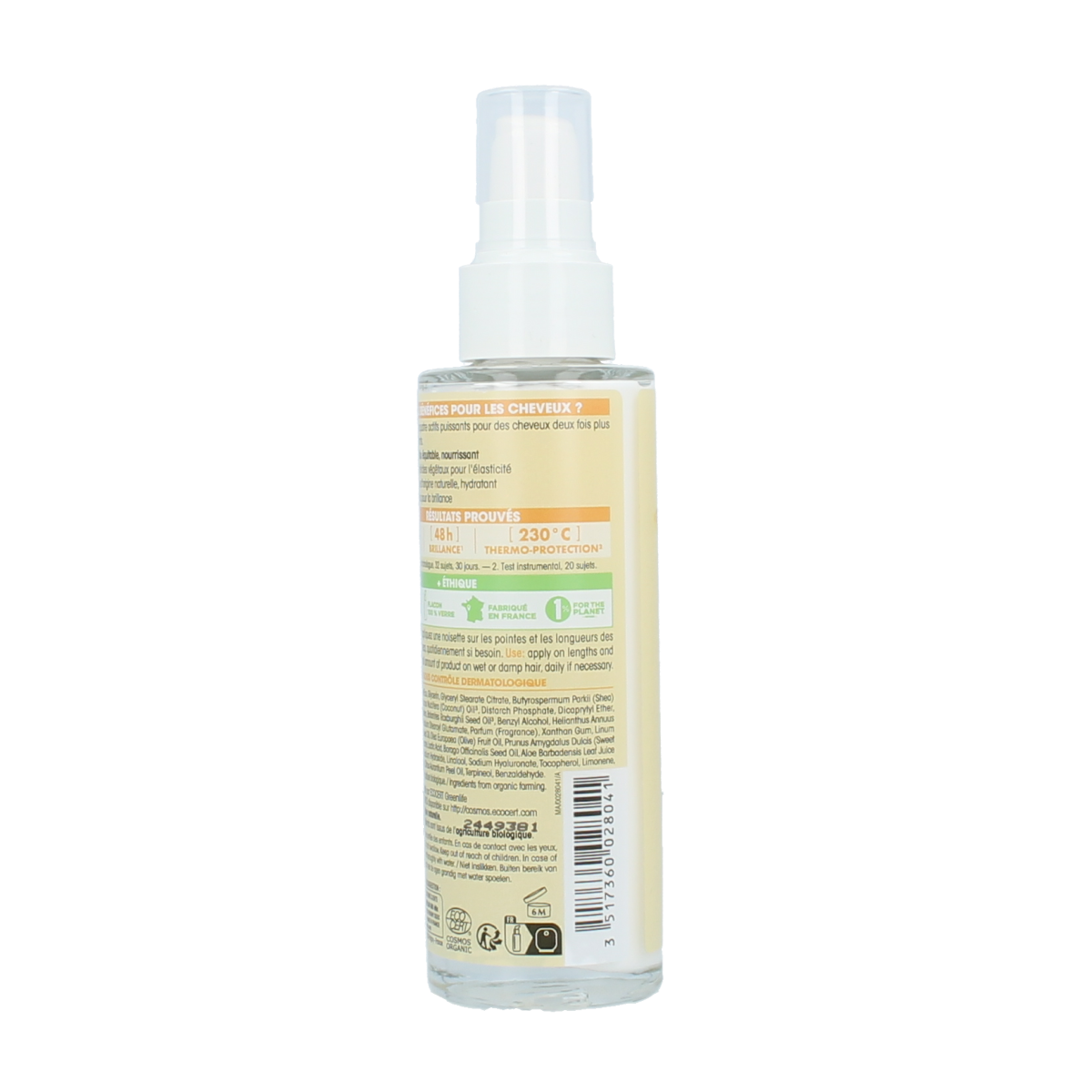 So Bio Etic Hair serum shea butter bio 100.00 Milliliter