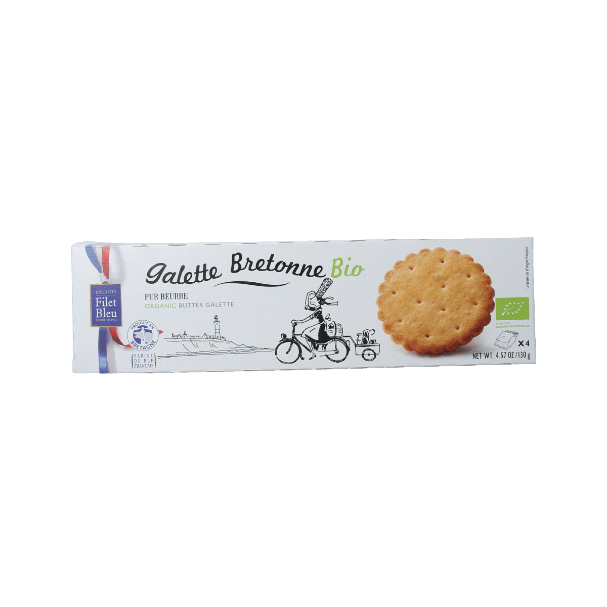 Island Bakery Boter galettes koekjes bio 130.00 Gram
