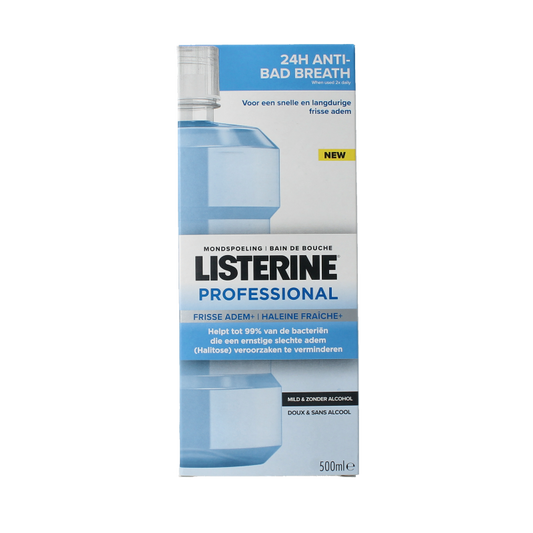 Listerine Mondwater professional fresh breath 500 Milliliter