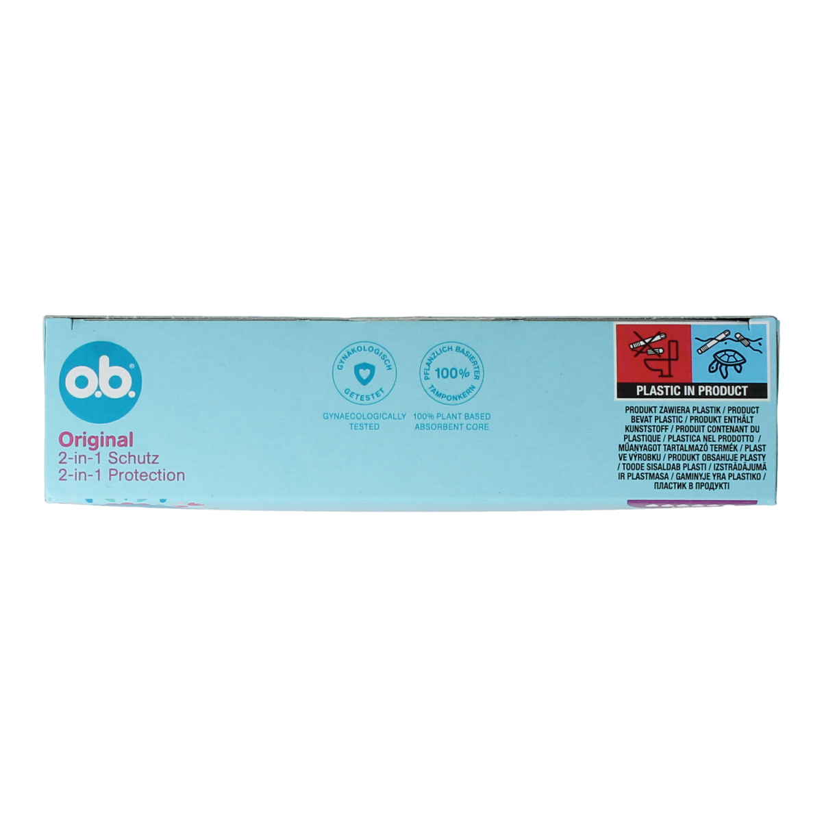 OB Tampons original dynamic fit ultra for women, 16-pack of tampons with discreet packaging and applicator, designed for comfort and protection.