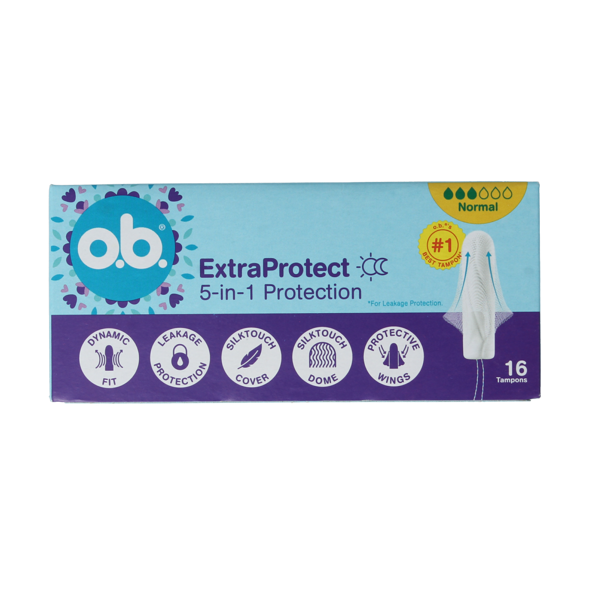 OB Tampons extra protect normal 16.00 Stuks