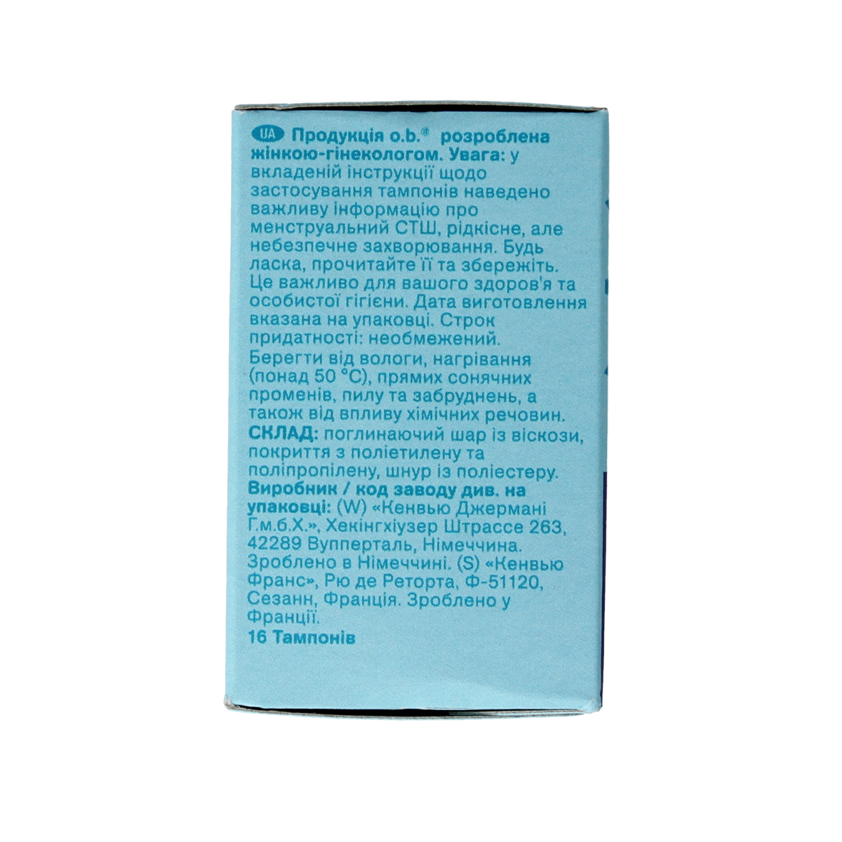 OB Tampons extra protect normal 16.00 Stuks