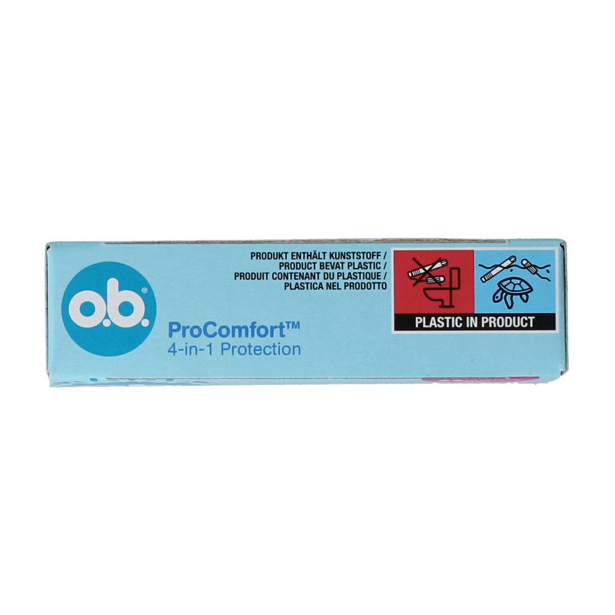 OB Tampons Pro Comfort Advanced Mini, pack of 16, for women, soft and discreet menstrual tampons in a box.