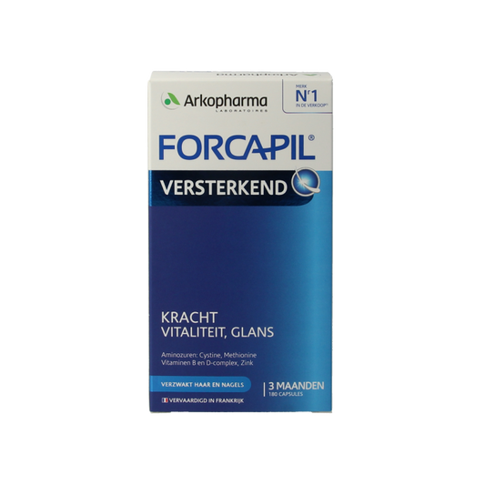 Forcapil multi-vitamin capsules for hair and nails, 180 capsules, dietary supplement with nourishing ingredients