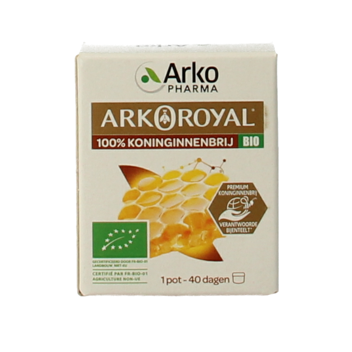 Arko Royal Royal jelly 100% koninginnebrij bio 40.00 Gram
