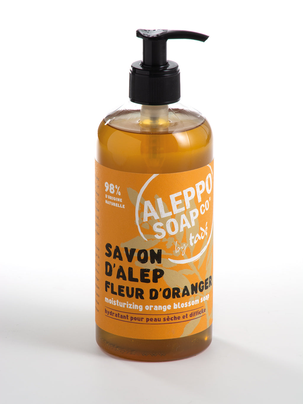 Aleppo Soap Co Sinaasappel zeep pomp 500.00 Milliliter