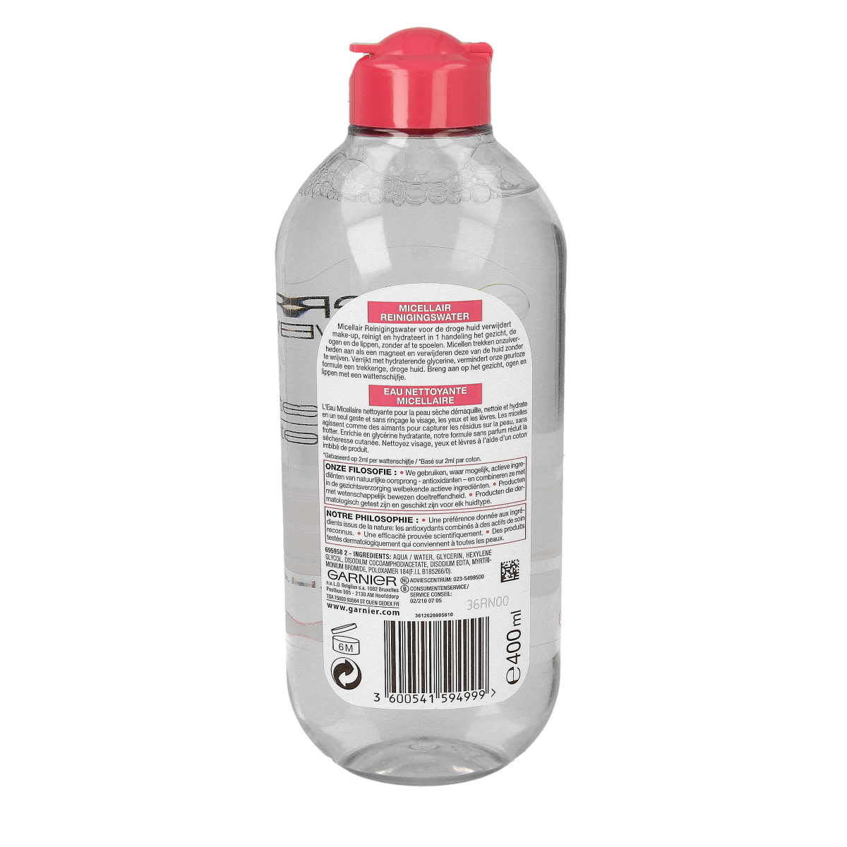 Garnier SkinActive micellair water droge huid 400.00 Milliliter