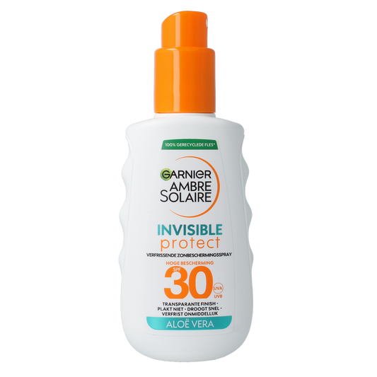 Ambre Solaire Invisible protect transparante spray SPF30 150.00 Milliliter