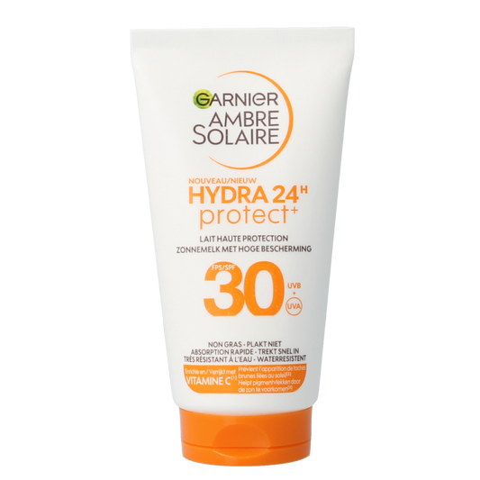 Ambre Solaire Hydraterende melk protect SPF30 50.00 Milliliter