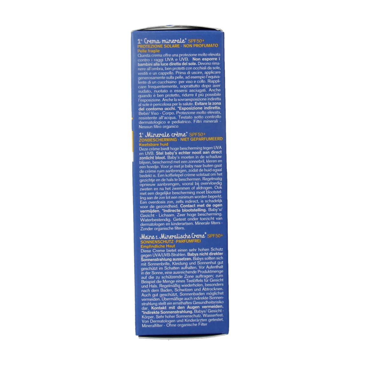 Uriage Bebe 1ere Creme Minerale SPF50, 50ml, gentle mineral sun protection cream for babies and toddlers.