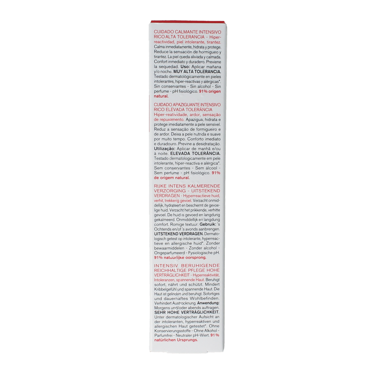 Uriage Tolederm Control rijke kalmerende gezichtsverzorging tube, 40ml, geschikt voor gevoelige huid, met zachte textuur en kalmerende ingrediënten.