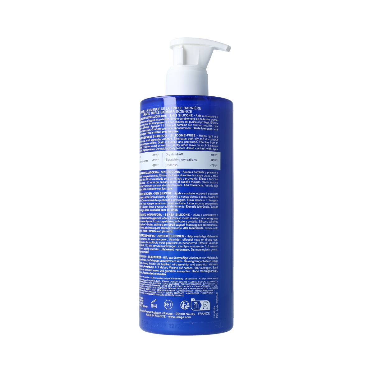 Uriage DS HAIR - SHAMPOOING  500ML 500.00 Milliliter