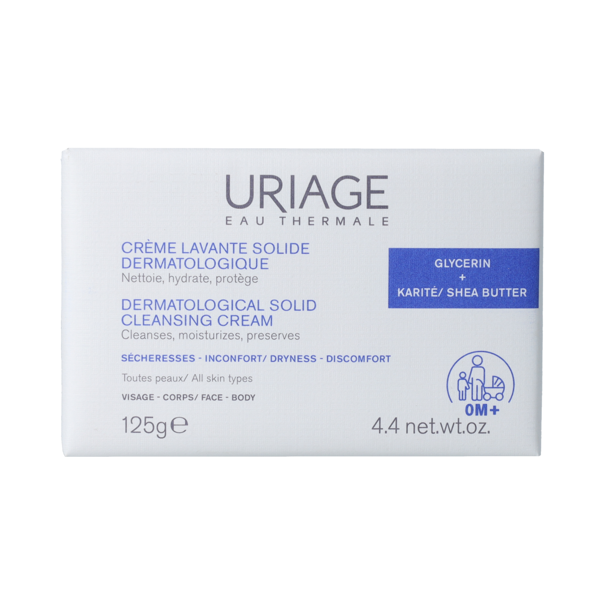 Uriage Cleansing cream bar  125.00 Gram
