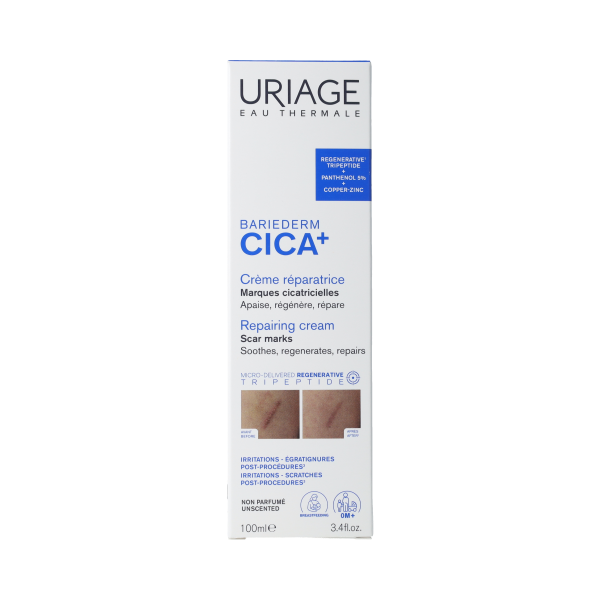 Uriage BARIEDERM CICA+ HERSTELLENDE CREME 100ML 100.00 Milliliter
