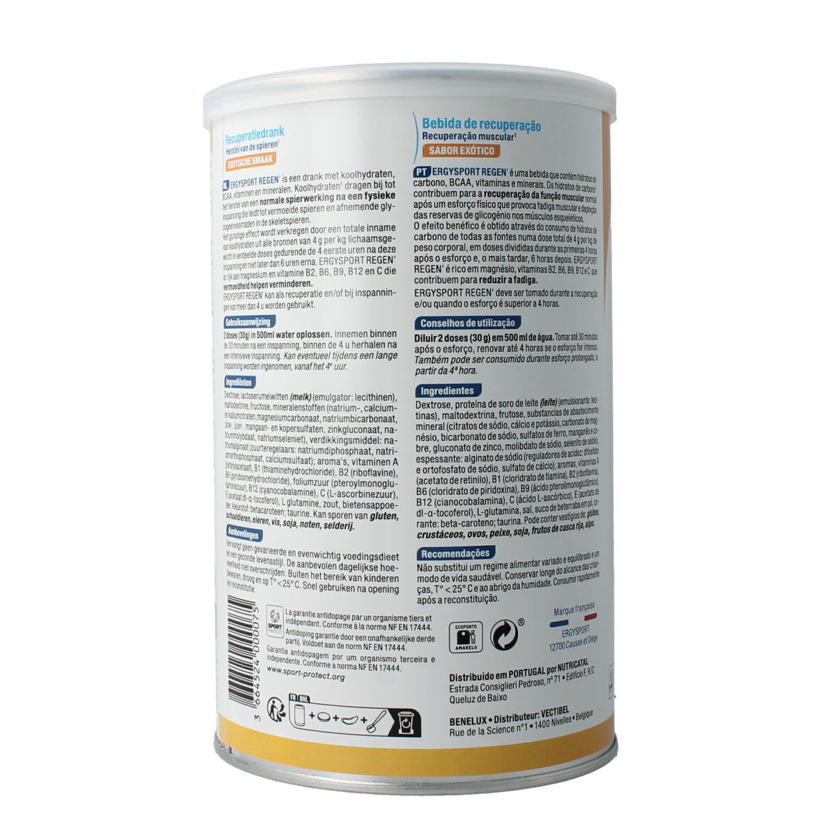 Nutergia Ergysport regen exotisch 450.00 Gram