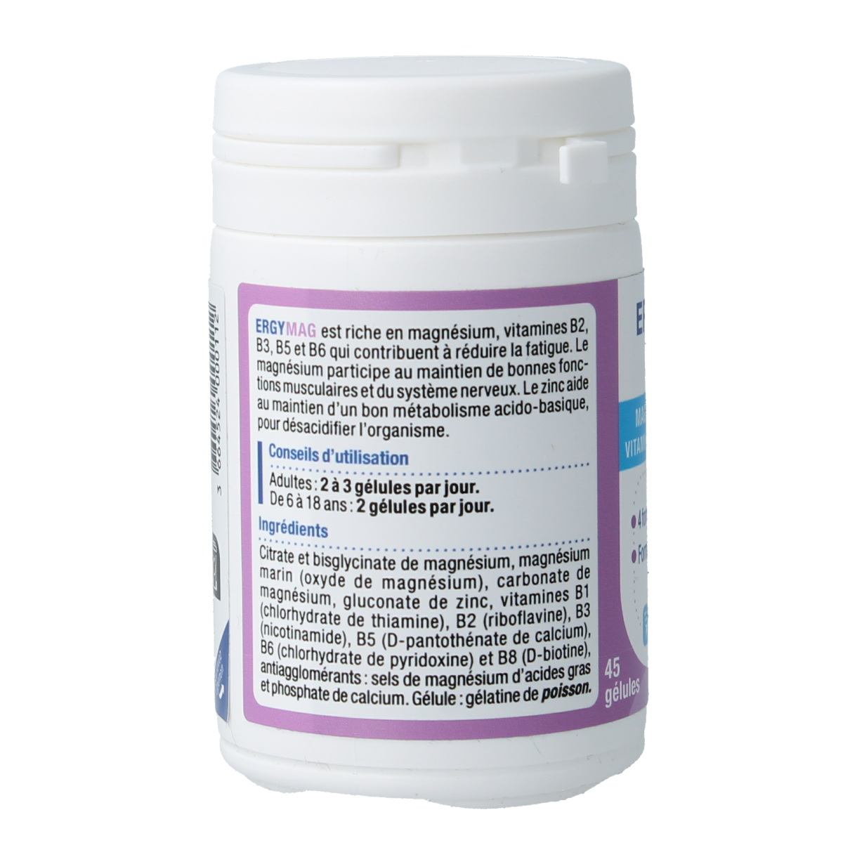 Nutergia Ergymag 45.00 Capsules