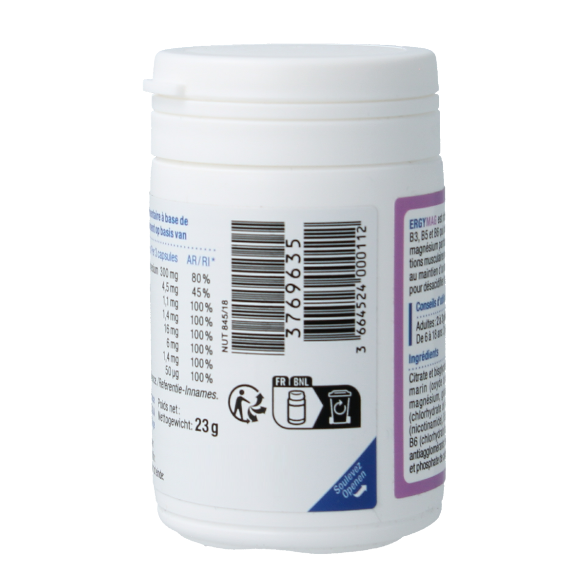 Nutergia Ergymag 45.00 Capsules
