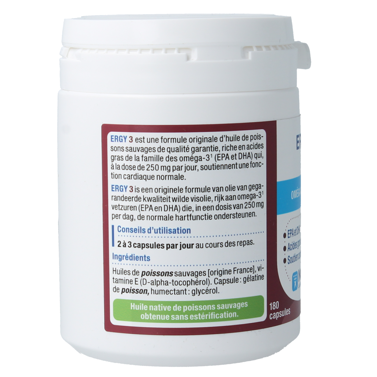 Nutergia Ergy 3 180.00 Capsules