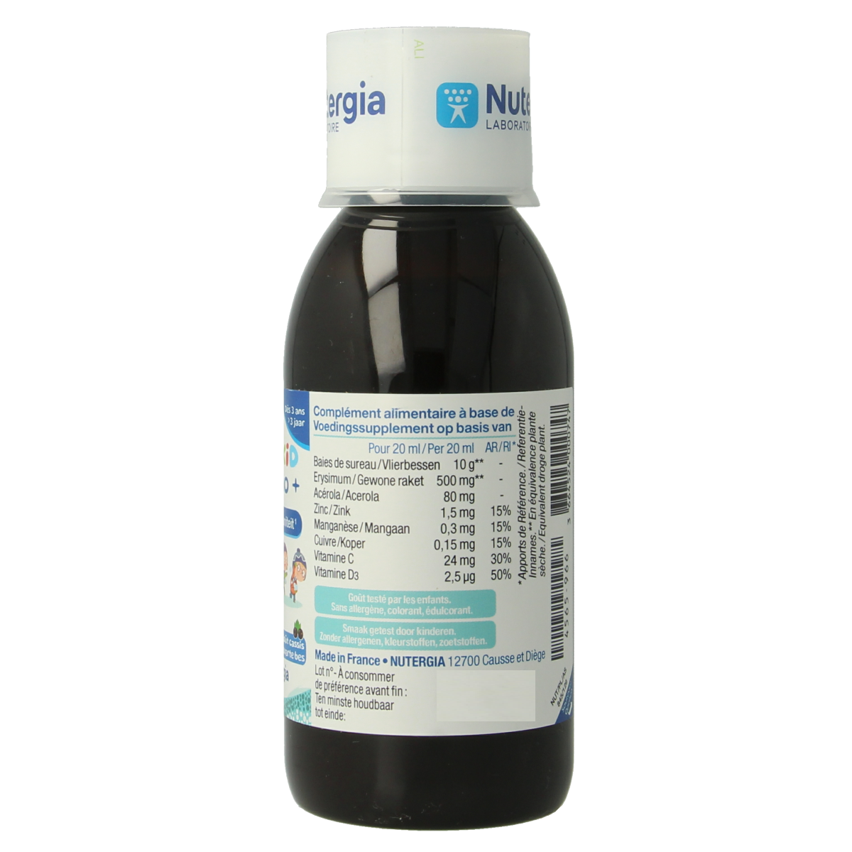 Nutergia Ergykid immuno+ 150.00 Milliliter