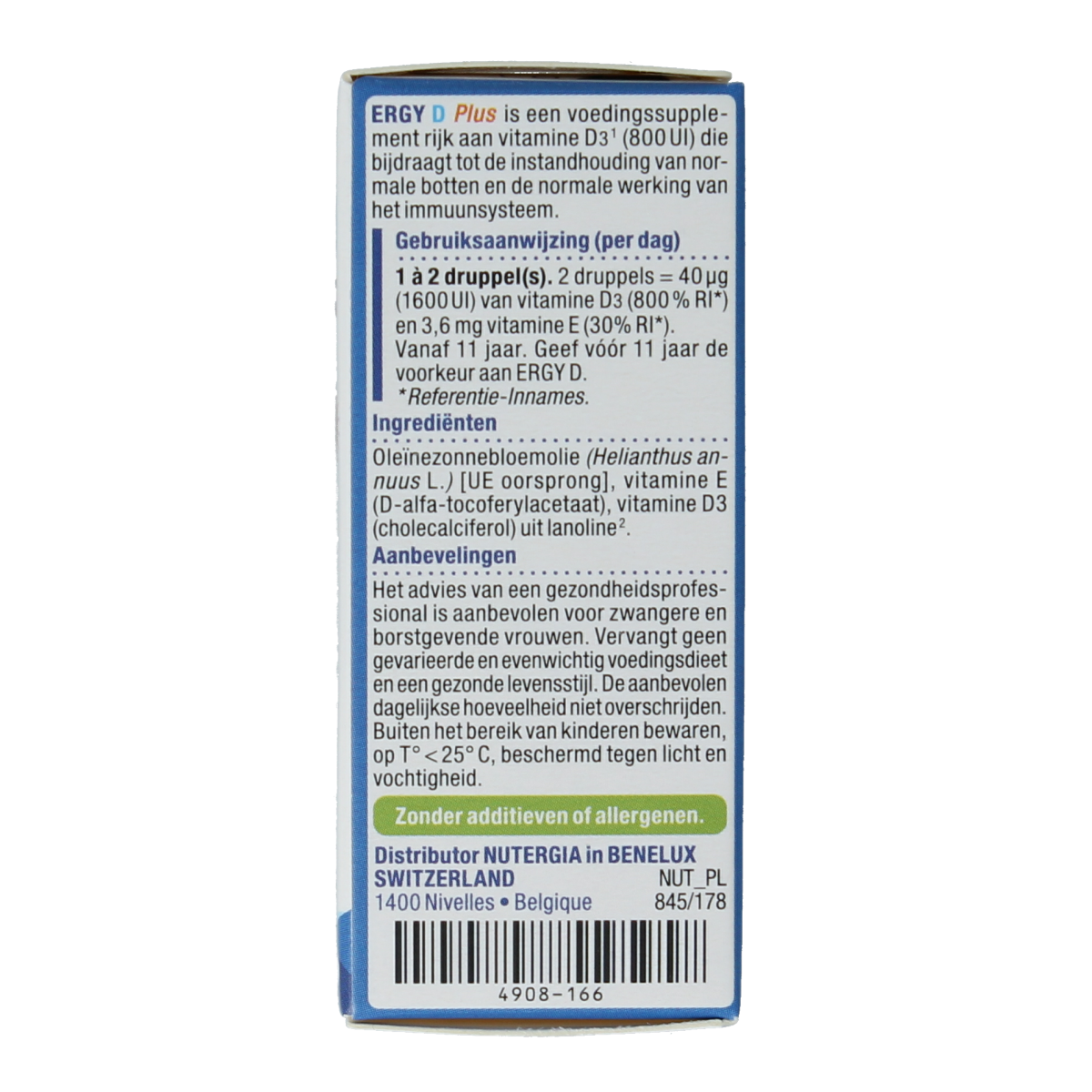 Nutergia Ergy D plus 15.00 Milliliter