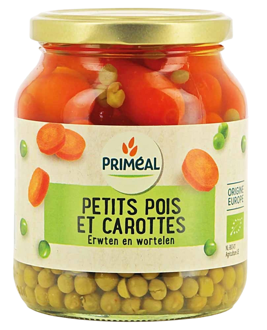 Primeal Doperwten extra fijn bio 330.00 Gram