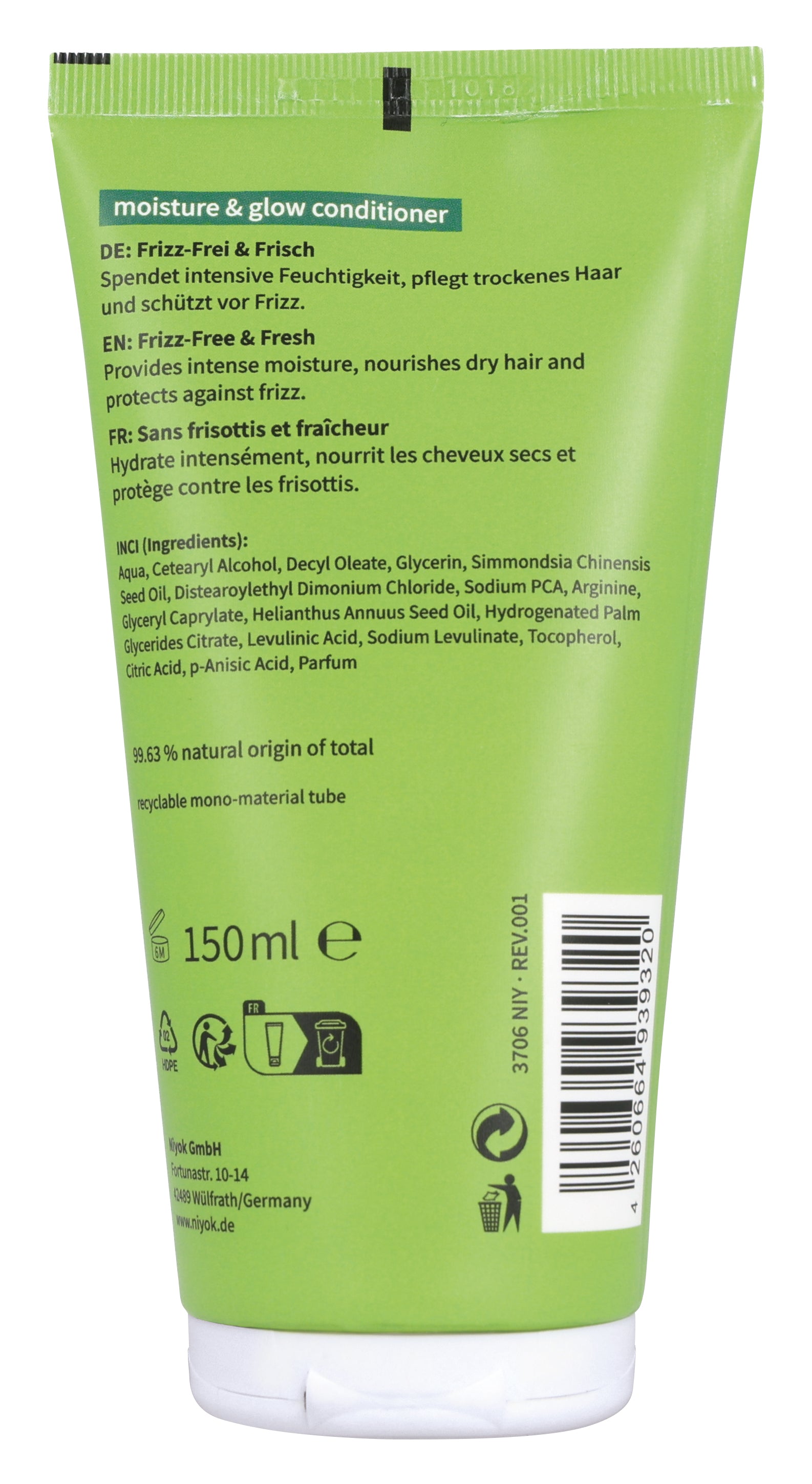Niyok conditioner Moisture & Glow 150.00 Milliliter