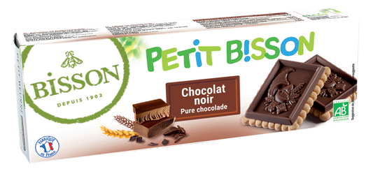 Bisson Petit theebiscuit pure chocolade bio 150 Gram