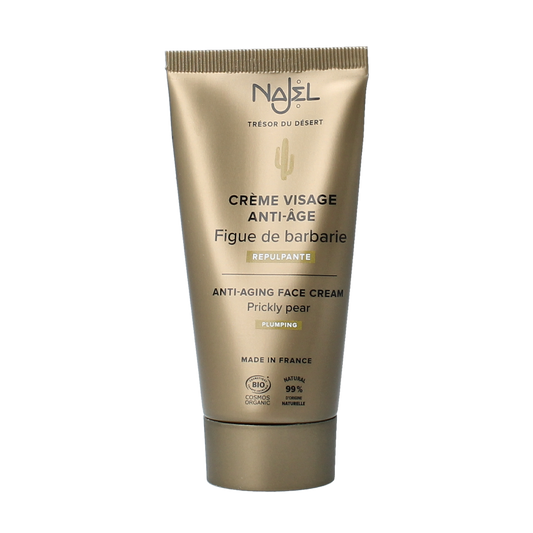 Najel Aleppo gezichtsverzorging crème, verstevigend en anti-aging, 50ml, natural face cream for firming and skin rejuvenation.