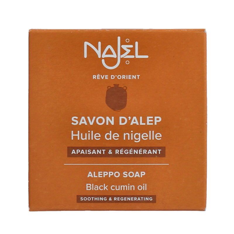 Najel Aleppo Aleppo zeep nigella olie zwarte komijn 100 Gram