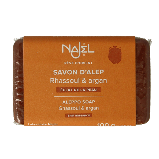 Najel Aleppo Aleppo zeep argan olie lava aarde 100.00 Gram