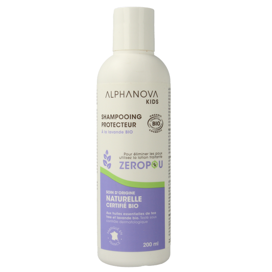 Alphanova Kids Shampoo zeropou  preventie hoofdluis 200 Milliliter