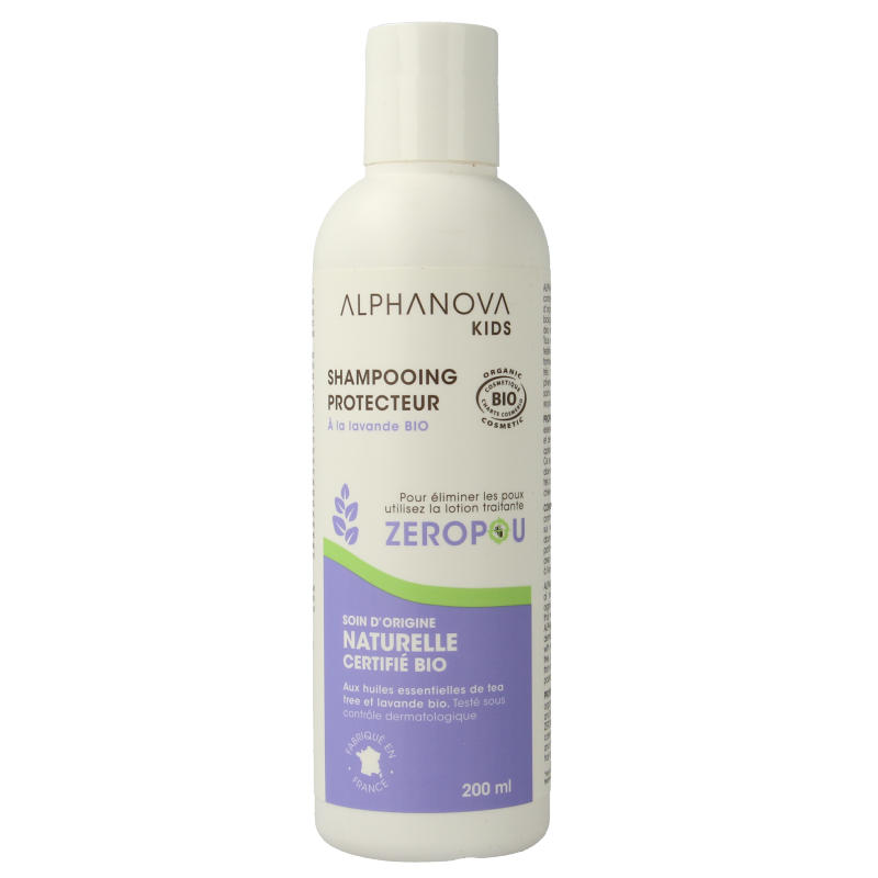 Alphanova Kids Shampoo zeropou  preventie hoofdluis 200 Milliliter