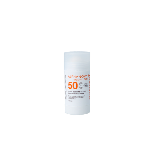 Alphanova Sun Sun stick SPF50+ blanc bio 15 Milliliter