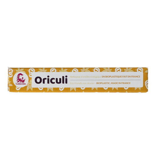 Lamazuna Bioplastic oriculi yellow 1 Stuks
