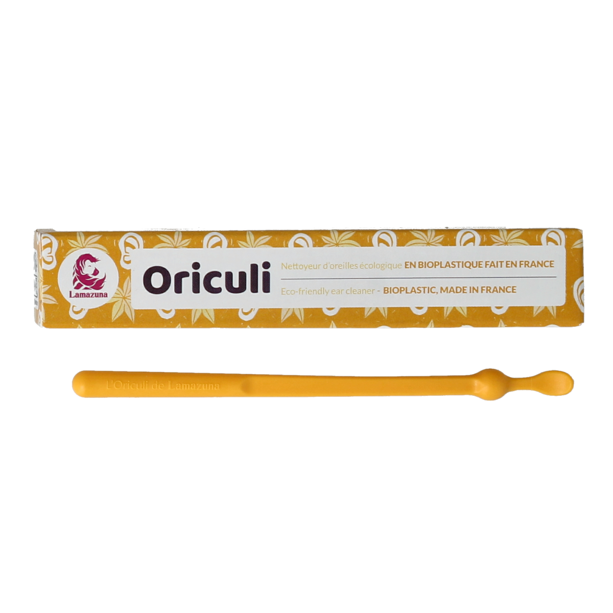 Lamazuna Bioplastic oriculi yellow 1.00 Stuks