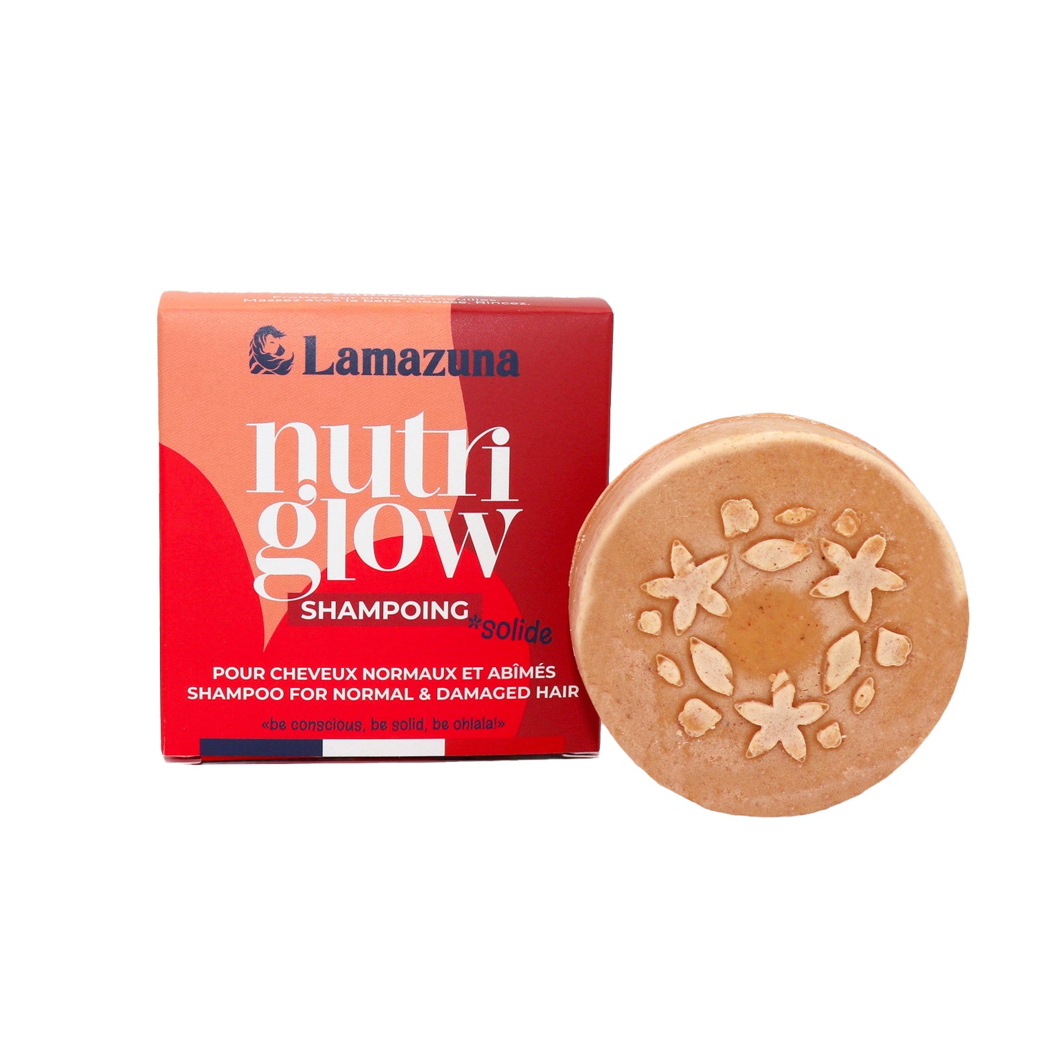 Lamazuna Shampoo bar normaal haar - nutriglow 70.00 Gram