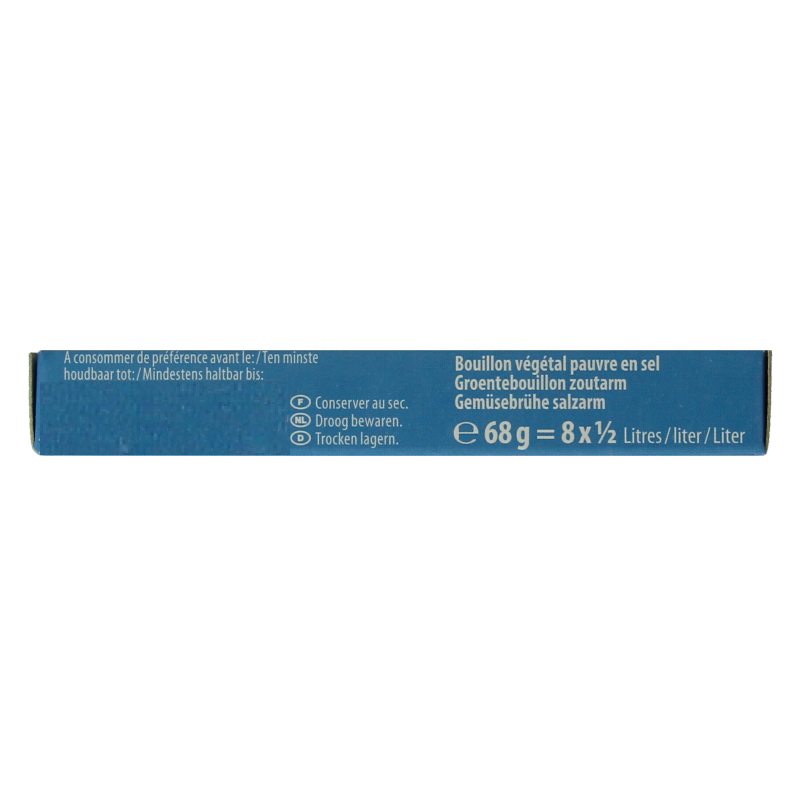 Natur Compagnie Groentebouillon zonder zout bio 68 Gram