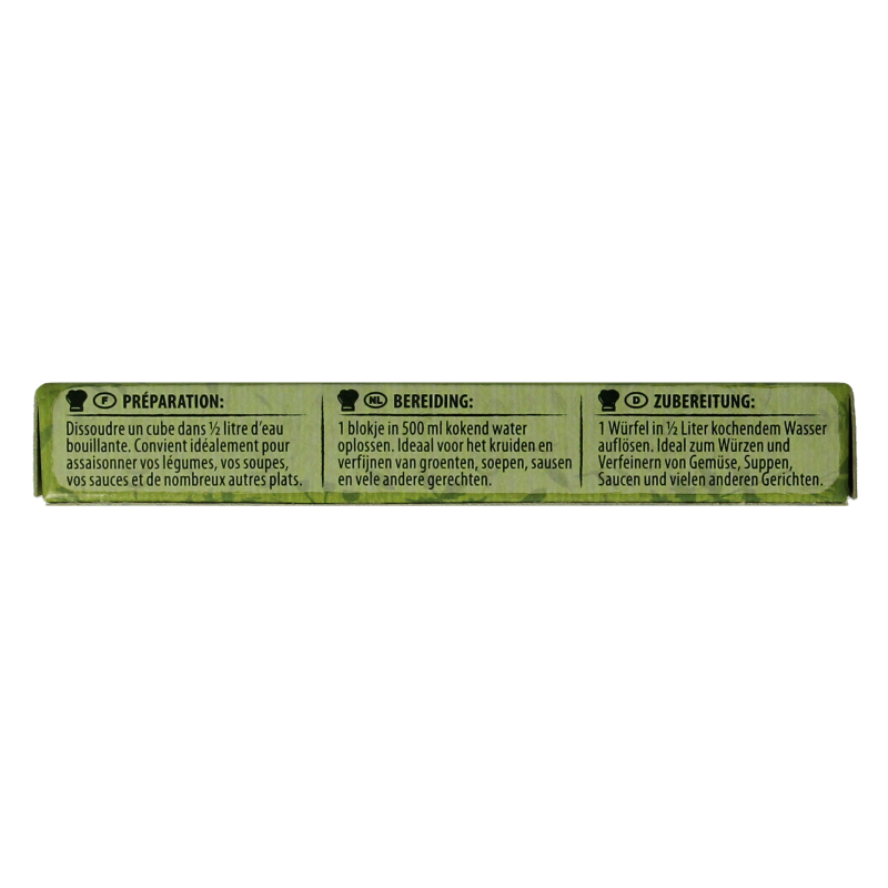 Natur Compagnie Groentebouillon zonder zout bio 68 Gram