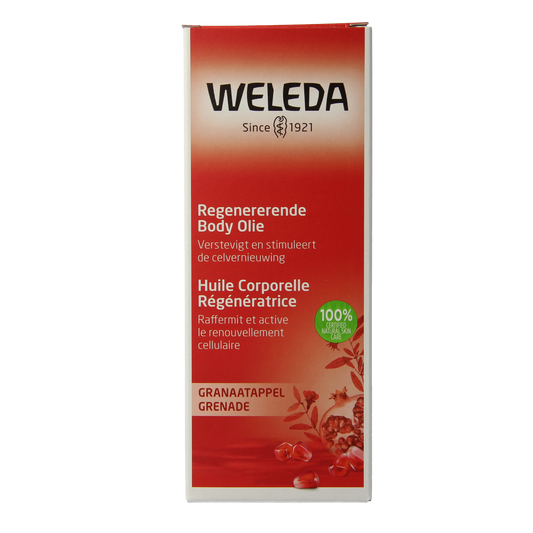 Weleda Granaatappel regenererende body olie 100.00 Milliliter